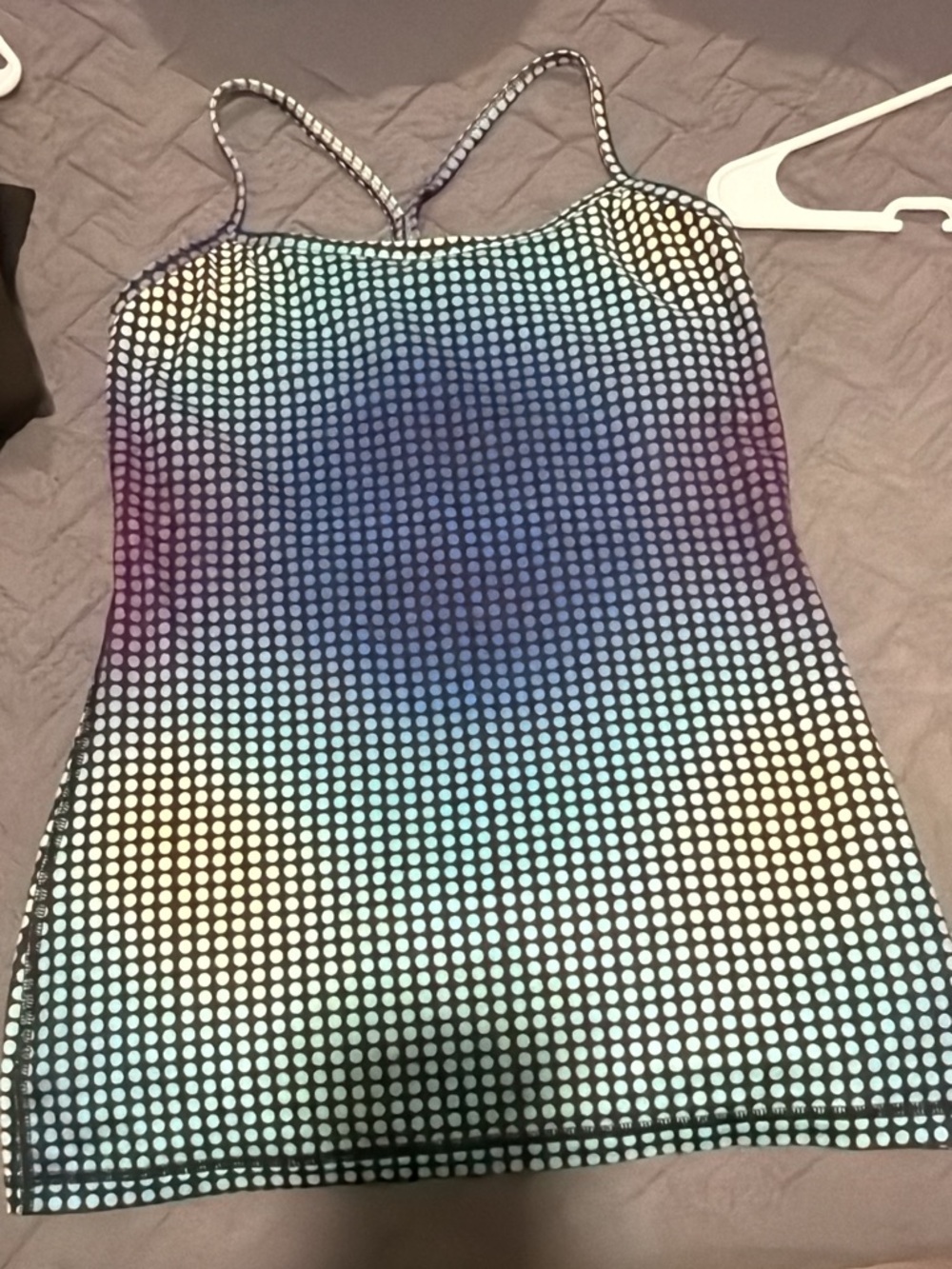 lululemon athletica Gradient Dot Tank Top in White and Blue-Purple